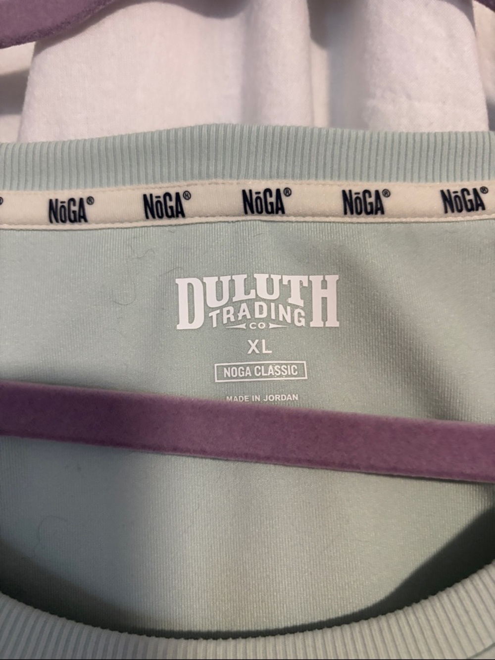 Duluth Trading Co Mint Scoop Neck Short Sleeve Tee - Picture 2 of 6
